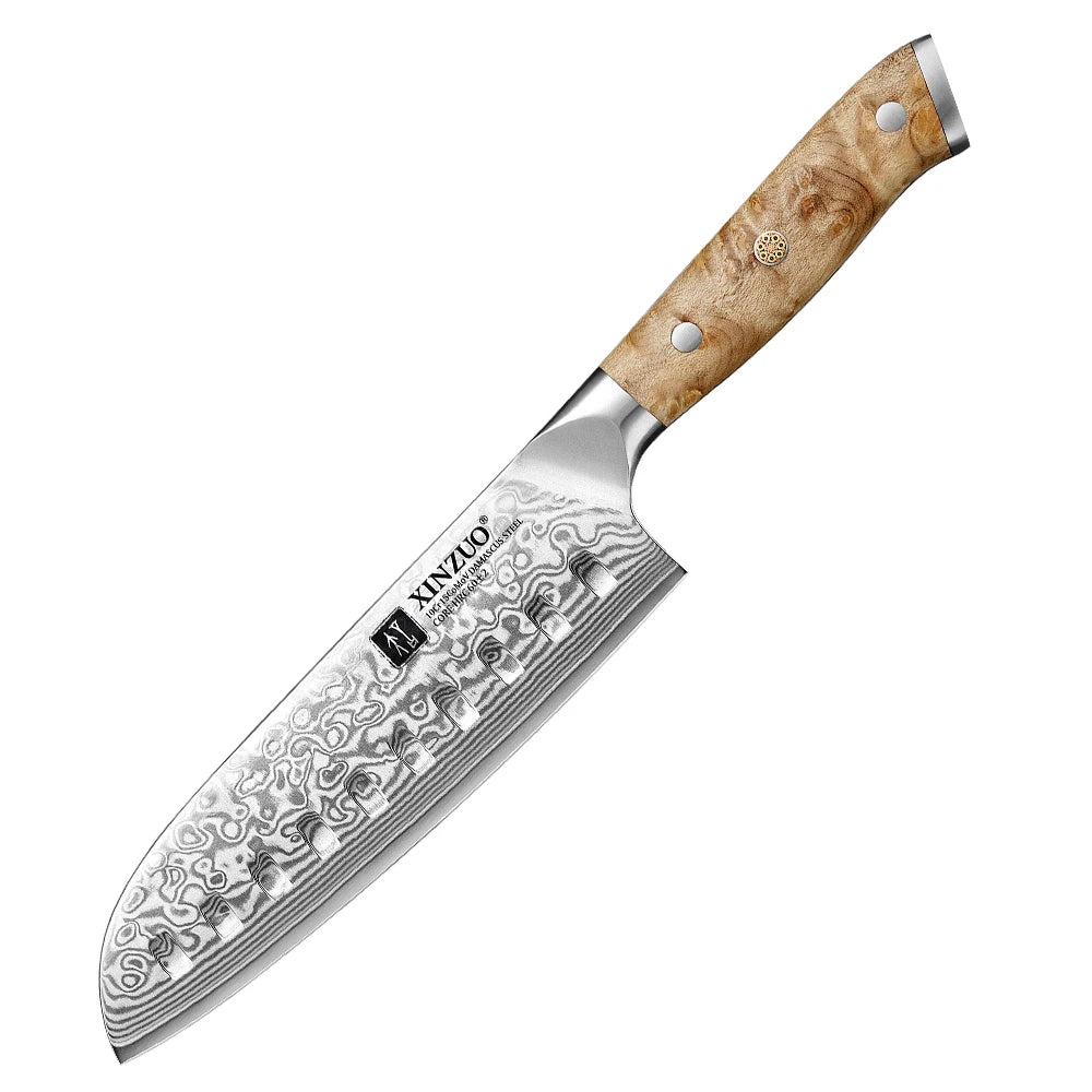 67 Layer Damascus Knife Set | Premium Chef, Santoku & Utility Knives