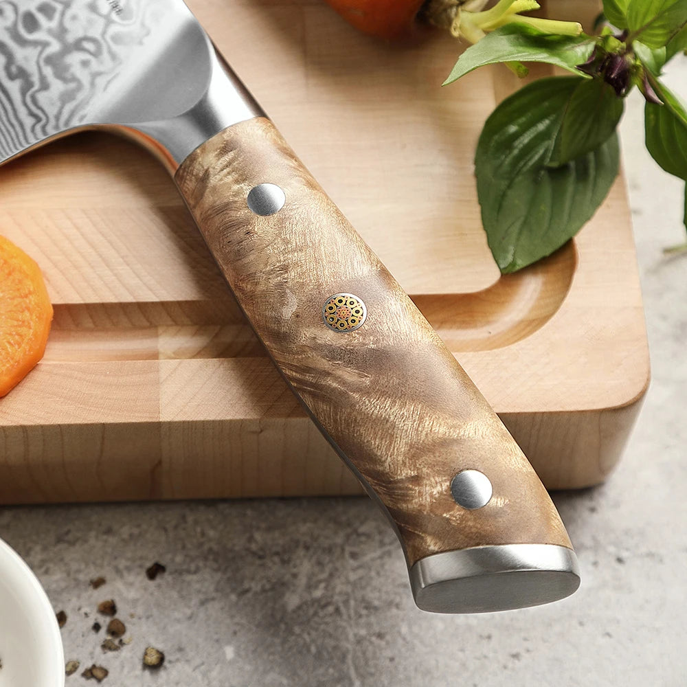 67 Layer Damascus Knife Set | Premium Chef, Santoku & Utility Knives