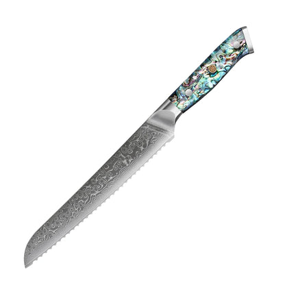 67 Layer Damascus Steel Kitchen Knife Set – Japanese VG10 Style Chef & Vegetable Knives