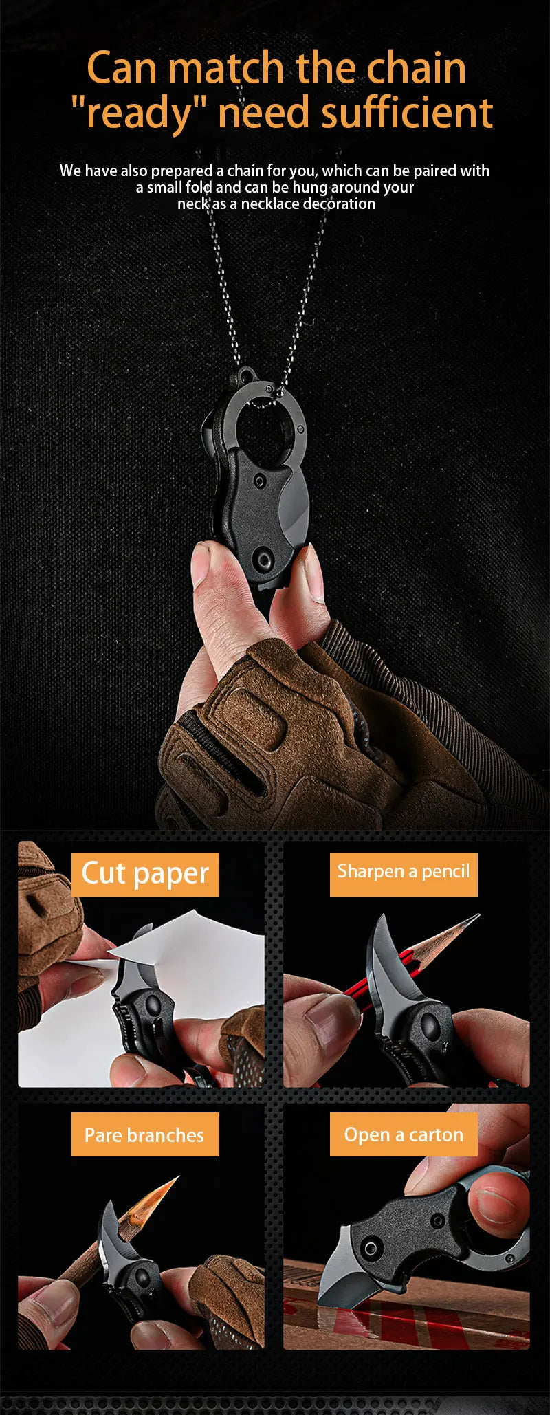 Eagle Claw Folding Pocket Knife | Compact EDC Outdoor Knife Australia