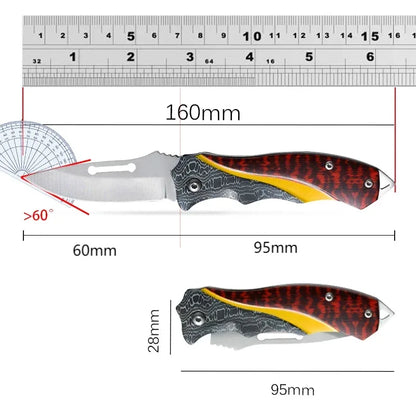 High Hardness Multifunctional Folding Pocket Knife – Outdoor, Hunting & Fishing EDC Knife