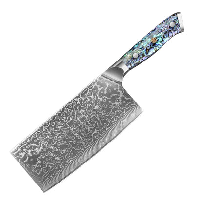 67 Layer Damascus Steel Kitchen Knife Set – Japanese VG10 Style Chef & Vegetable Knives