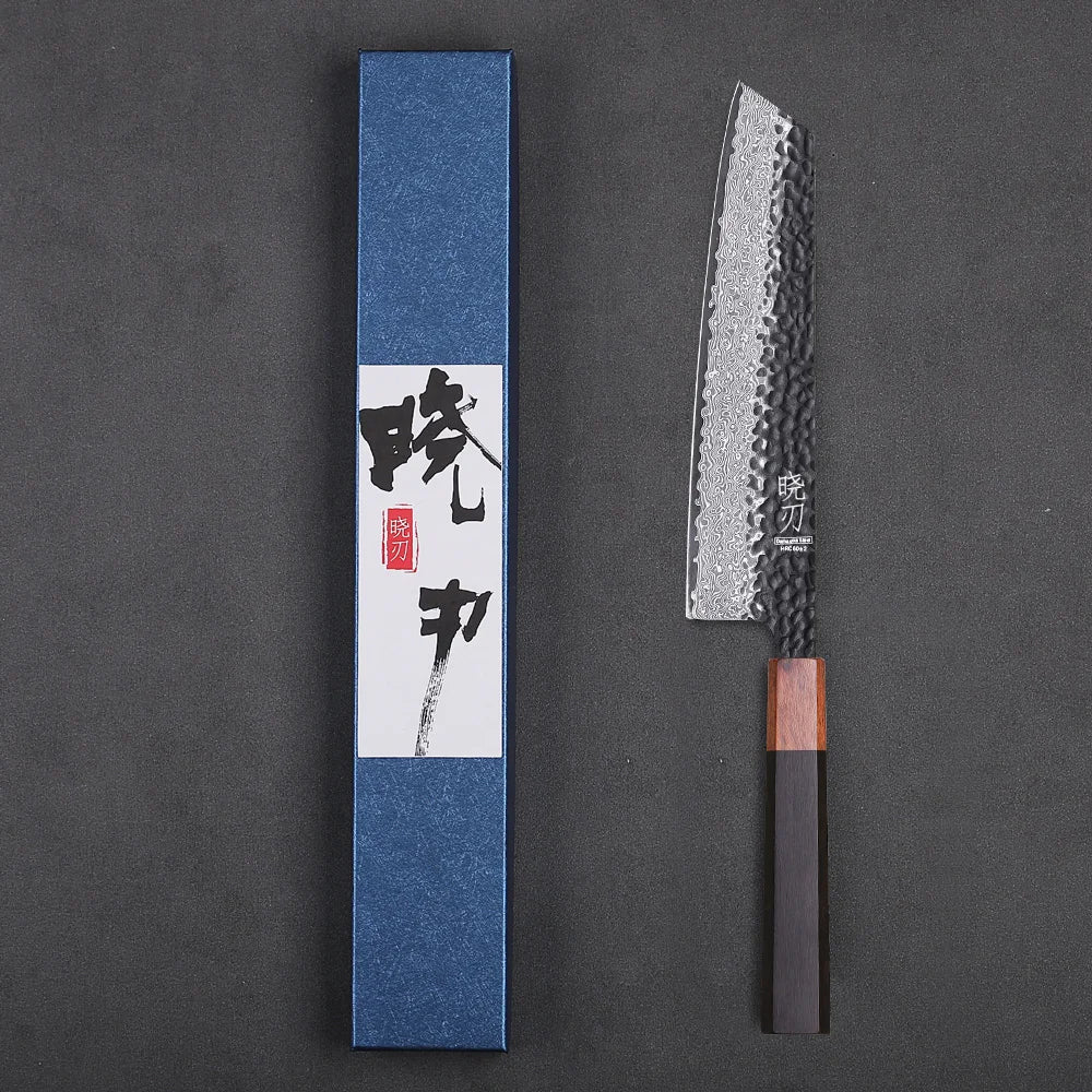 8.2" Damascus Kiritsuke Knife – Japanese VG10 Chef Knife