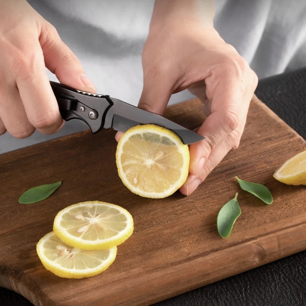 Stainless Steel Folding Fillet Knife – Portable Fishing, Camping & Meat Cutting Knife