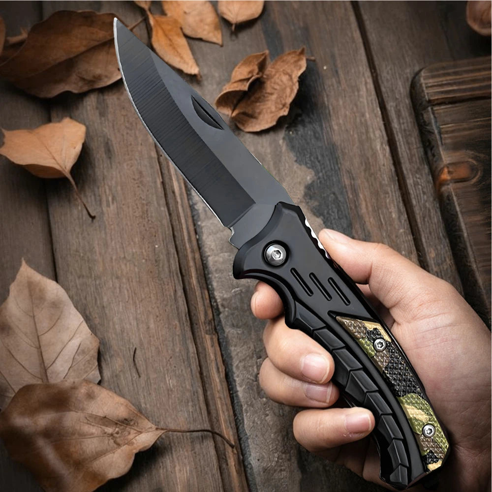 Stainless Steel Folding Fillet Knife – Portable Fishing, Camping & Meat Cutting Knife