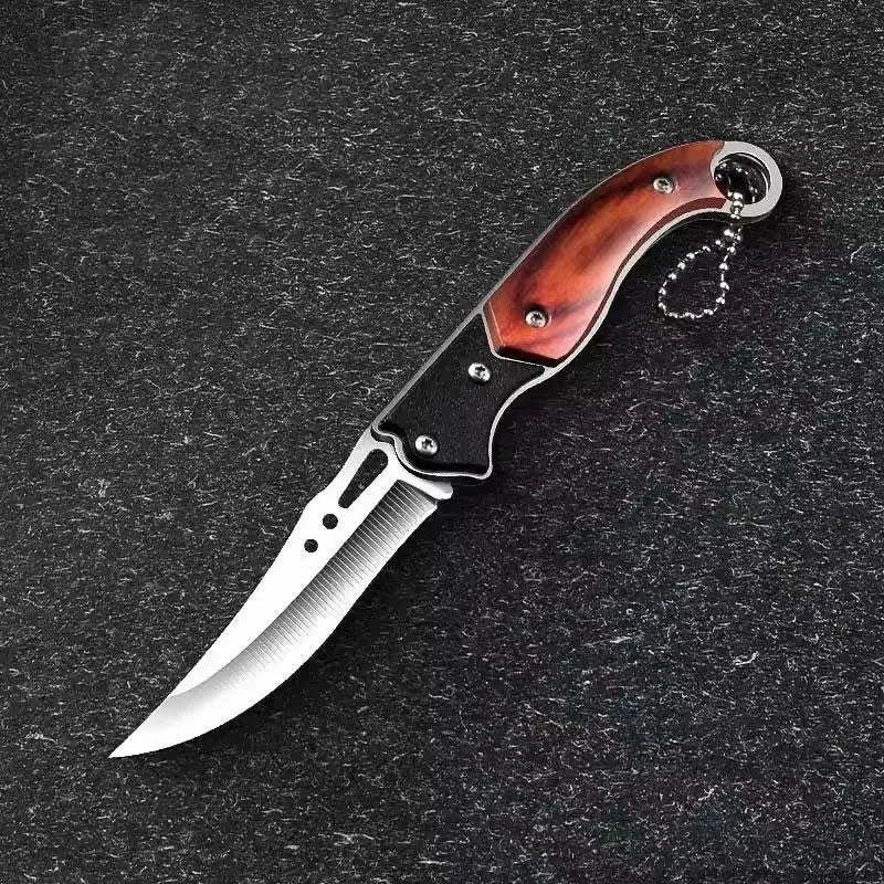 Portable Metal Folding Pocket Knife – Mini EDC Outdoor & Keychain Utility Knife