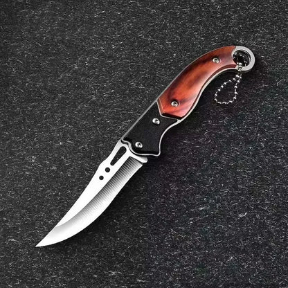 Portable Metal Folding Pocket Knife – Mini EDC Outdoor & Keychain Utility Knife