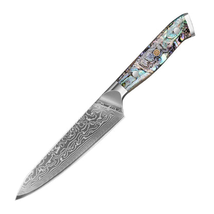 67 Layer Damascus Steel Kitchen Knife Set – Japanese VG10 Style Chef & Vegetable Knives