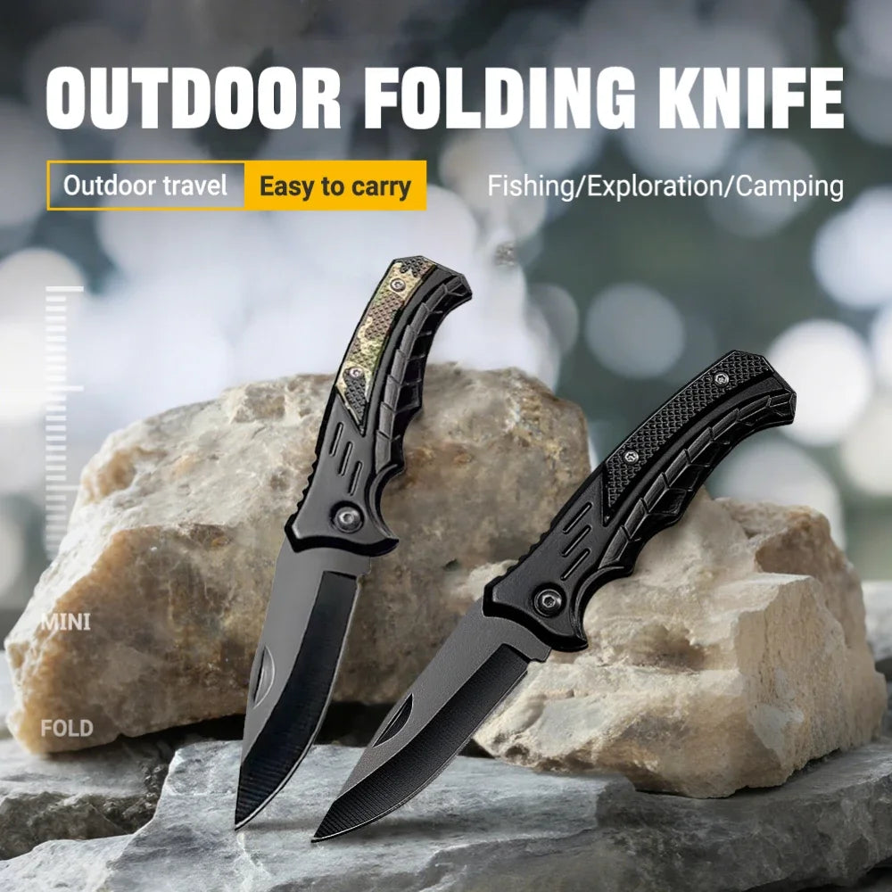 Stainless Steel Folding Fillet Knife – Portable Fishing, Camping & Meat Cutting Knife