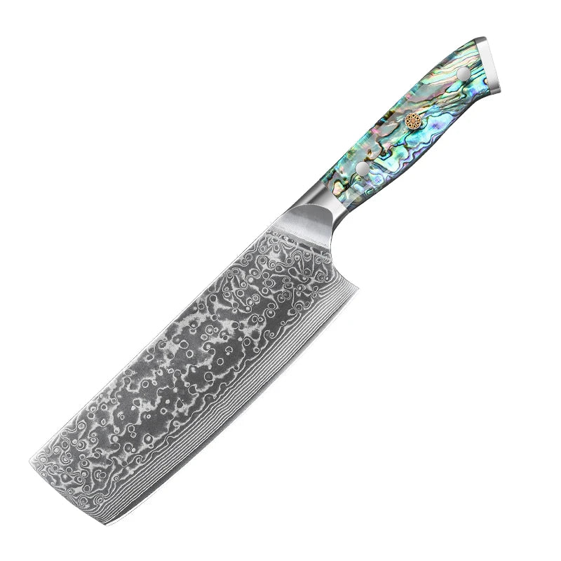 67 Layer Damascus Steel Kitchen Knife Set – Japanese VG10 Style Chef & Vegetable Knives