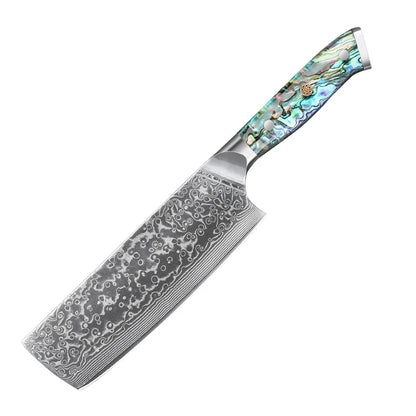 67 Layer Damascus Steel Kitchen Knife Set – Japanese VG10 Style Chef & Vegetable Knives