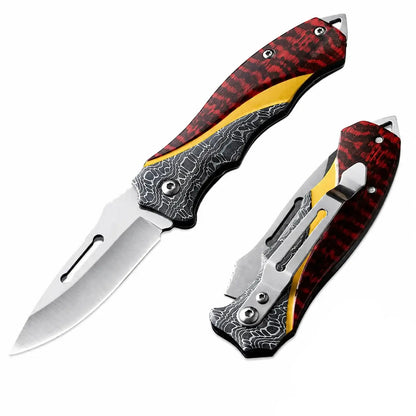 High Hardness Multifunctional Folding Pocket Knife – Outdoor, Hunting & Fishing EDC Knife